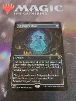 Mtg. Conjurer's Closet. Foil Borderless. Innistrad Remastered. Pack Fresh - Image 1