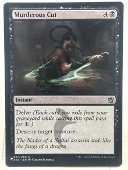 Murderous Cut NM* (The List) Khans Of Tarkir ENGLISH 081/269 mtg -UnltdCards - Image 1