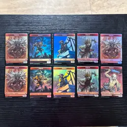 MTG *10x Goblin | Assorted double Sided foil Token* (NM) Magic the Gathering - Image 1