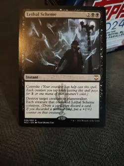 Lethal Scheme Commander: Streets of New Capenna Regular - Image 1