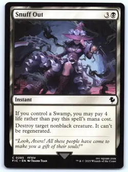 Snuff Out - Commander: FINAL FANTASY - MTG - Near Mint - Image 1