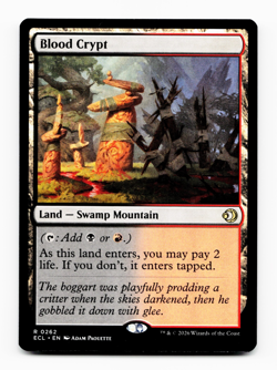 Blood Crypt [Lorwyn Eclipsed] Magic MTG ECL 0262 - Shock Land 💀🔥 - Image 1