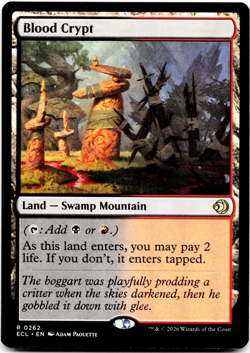 Blood Crypt [Lorwyn Eclipsed] Magic MTG ECL 0262 - Shock Land 💀🔥 - Image 3