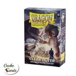 Dragon Shield Standard Size Clear Outer Over Sleeves 100 Pack Pokemon MTG New - Image 1