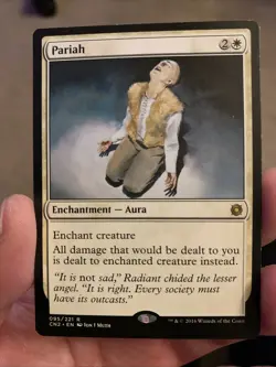 1x Pariah NM-Mint, English Conspiracy 2: Take the Crown MTG Magic - Image 1