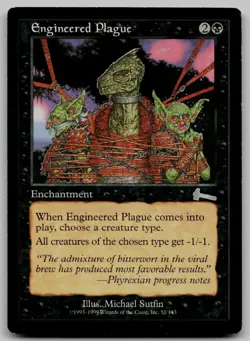 Engineered Plague U Urza's Legacy 51 LP - Image 1