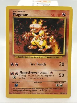Magmar 1999-2000 #36 Pokemon Base Set NM Condition!!!!!!!! - Image 1
