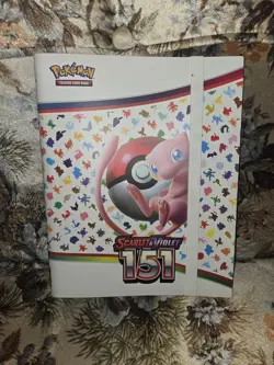 NEW NOS Pokemon Scarlet And Violet 151 Mew Binder Holds 360 Cards - Image 1