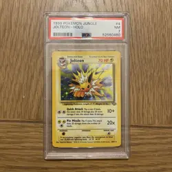 Pokemon Jolteon Holo PSA 7 Unlimited Jungle Series 4/64 - Image 1