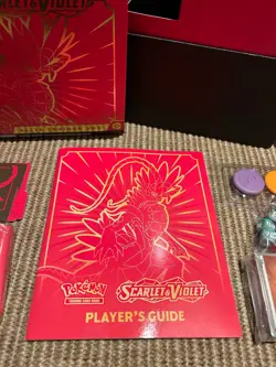 Pokemon TCG Scarlet Violet Empty Elite Trainer Box (ETB) inc Promo + Accessories - Image 2