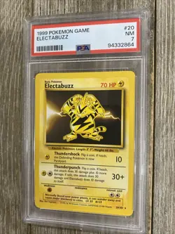 PSA 7 1999 POKEMON GAME ELECTABUZZ - Image 1