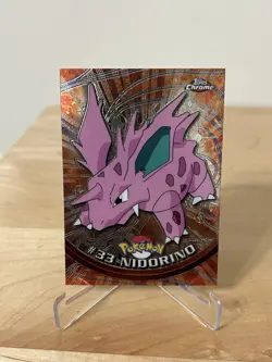 Nidorino Pokemon 2000 Topps Chrome #33 - Image 1