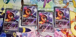 Pokemon Phantasmal Flames ETB Character Promo 022 Sealed Lot of 4 - Image 1