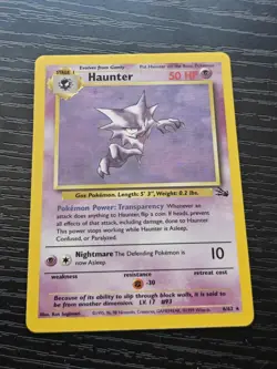 Pokemon TCG - Haunter 6/62 - Holo Unlimited - Fossil Unlimited [Lightly Played] - Image 1