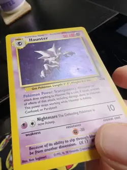 Pokemon TCG - Haunter 6/62 - Holo Unlimited - Fossil Unlimited [Lightly Played] - Image 3