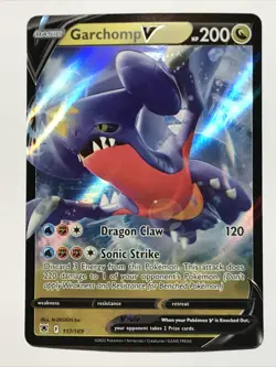 Garchomp V - 117/189 Ultra Rare Astral Radiance Pokemon TCG NM USA Seller - Image 1