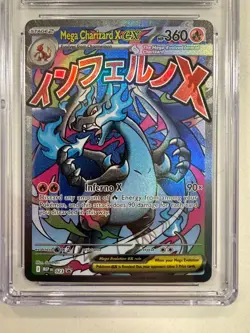 2025 POKEMON MEP EN-ME BLACK STAR PROMO #023 MEGA CHARIZARD X EX CGC 10 Gem Mint - Image 2