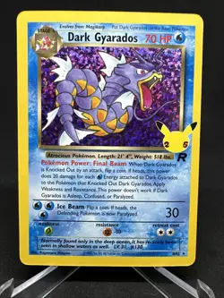 Dark Gyarados 8/82 Pokemon TCG 25th Celebrations Classic Collection NM Holo Rare - Image 2