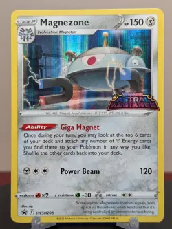 Pokemon Magnezone #SWSH208 English Black Star Promo Holo Stamped - Image 1