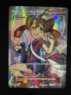 Pokemon TCG Shauna 111a/124 Full Art Trainer Holo Ultra Rare XY Promo - Image 1