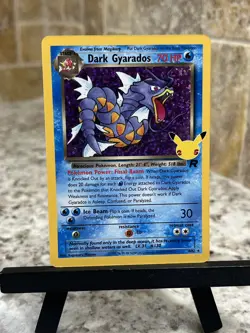 Pokemon TCG ~ Dark Gyarados Holo Rare Celebrations: Classic Collection 8/82 NIM - Image 2