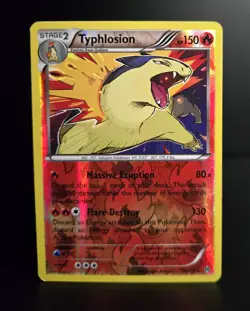 Pokemon TCG - TYPHLOSION - #20 - REVERSE HOLO RARE - XY BREAKTHROUGH 2015 - LP - Image 1