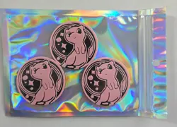 Lot of (3) Pokemon Mew TCG Anime Plastic PLA+ Coins - FREE SHIPPING - Image 1