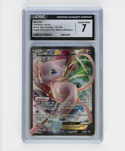 2016 Pokemon Mew EX Black Star Promo XY126 CGC 7 Graded - Image 1