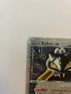 Pokemon Rocket's Raikou Ex Secret Rare EX Deoxys 108/107 LP-NM Holo - Image 3