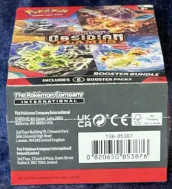 Obsidian Flames Booster Bundle 6 Packs Scarlet & Violet Pokemon TCG *SEALED/NEW* - Image 4