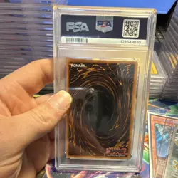 Yu-Gi-Oh! Tri-Horned Dragon LOB-EN000 25th Anniversary Secret Rare PSA 9 - Image 4