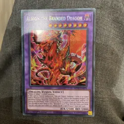 Albion the Branded Dragon - MP22-EN076 Prismatic Secret Rare 1st Edition Yugioh - Image 1