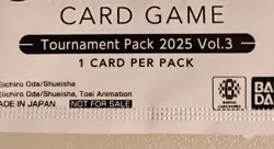 Brand New Factory Sealed One Piece Tournament Pack 2025 Vol. 3 NM-M English - Image 3