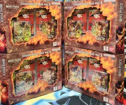 4x One Piece - Illustration Box Vol 5 - OP-13- Booster Packs - Factory Sealed - Image 1