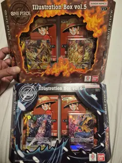ONE PIECE Illustration Box Vol 5 & Vol 6 Lot Of 2 New SEALED PRB-02 OP-13 - Image 1