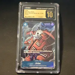 Jinbe One Piece TCG P-030 Seven Warlords of Sea Set English Alt CGC PRISTINE 10 - Image 1