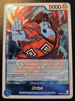 Jinbe PRB02-007 Foil Rare The Best Vol. 2 One Piece Card Game - Image 1