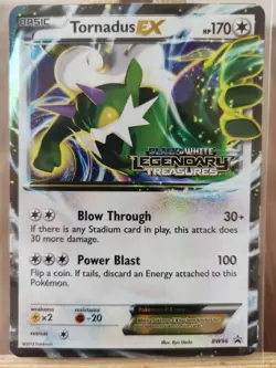 Tornadus EX BW96 Legendary Treasures Prerelease Ultra Rare Promo Pokemon Card - Image 1