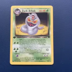 Pokemon Card - Team Rocket 19/82 - DARK ARBOK (rare) **1st Edition** - NM - Image 1