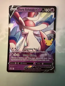 Dark Sylveon V SWSH134 SWSH: Sword & Shield Promo Cards Holo Pokemon Card - Image 1