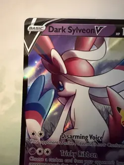 Dark Sylveon V SWSH134 SWSH: Sword & Shield Promo Cards Holo Pokemon Card - Image 2
