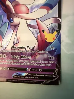 Dark Sylveon V SWSH134 SWSH: Sword & Shield Promo Cards Holo Pokemon Card - Image 4