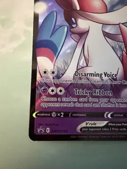 Dark Sylveon V SWSH134 SWSH: Sword & Shield Promo Cards Holo Pokemon Card - Image 5