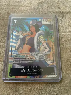 Ms. All Sunday OP14-084 Alt Art Super Rare One Piece Card English NM - Image 1