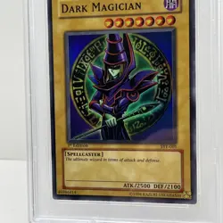 Yu-Gi-Oh Dark Magician 1st Edition Holo Card SYE-001 PSA 6 - Image 4