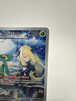 Cynthia's Roserade 184/182 Illustration Rare Destined Rivals Pokemon Card - Image 3