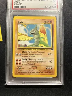 PSA 9 Onix 3/18 -Vintage Graded Pokemon Card- Southern Islands -VINTAGE LABEL- - Image 2