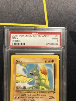 PSA 9 Onix 3/18 -Vintage Graded Pokemon Card- Southern Islands -VINTAGE LABEL- - Image 3