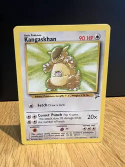 Kangaskhan Base Set 2 26/130 Ex - Near Mint Rare Non Holo Pokemon Card 2000 - Image 1