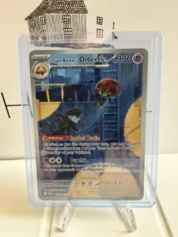Pokemon TCG Team Rockets Orbeetle Destined Rivals 198/182 Illustration Rare Card - Image 1